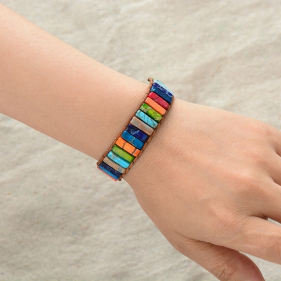 Imperial Stone Rainbow Bracelet - Picture 4 of 4